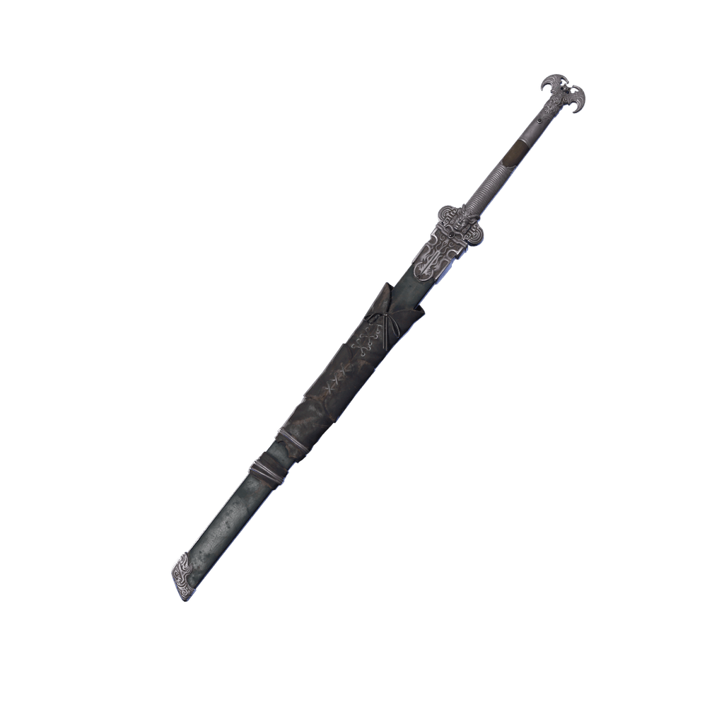 Official Fortnite render of the Sanguine back bling from the Phantom Blade Zero set